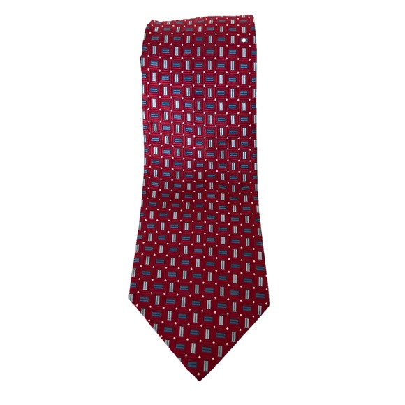 BROOKS BROTHERS MAKERS Silk NECKTIE Woven England MADE IN USA Executive Career - Picture 1 of 5